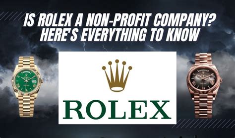 rolex e non profit|rolex owned by.